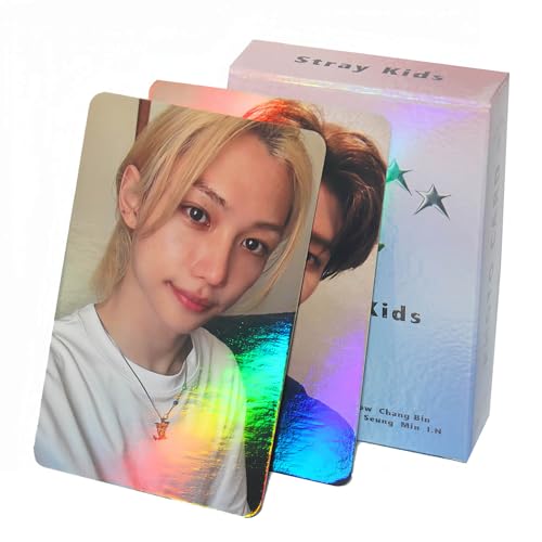 PYAJUU Stray Kids Laser Photocard 50pcs Stray Kids Laser Card Kpop Stray Kids LOMO Cards Kpop Straykids 5-Strar Album Card Stray Kids Photo Cards 5-Star Postcard Gift for Fans Daugher PYAJUU Stray Kids Laser Photocard 50pcs Stray Kids Laser Card Kpop Stray Kids LOMO Cards Kpop Straykids 5-Strar Album Card Stray Kids Photo Cards 5-Star Postcard Gift for Fans Daugher von PYAJUU