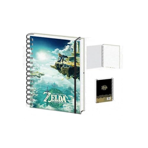 Pyramid International The Legend of Zelda Tears of the Kingdom Notizbuch (Hyrule Skies Design), Notizbuch mit Linsenrasterhülle, A5 Pyramid International The Legend of Zelda Tears of the Kingdom Notizbuch (Hyrule Skies Design), Notizbuch mit Linsenrasterhülle, A5 von Pyramid International