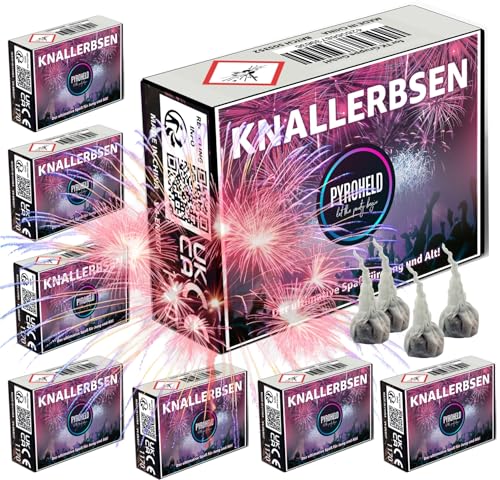 PYROHELD 1000x Fun Snaps - Knallteufeln & Knallerbsen - Ideal für Jugendliche und Kinder Jugendfeuerwerk für Silvester (1000x) von PYROHELD