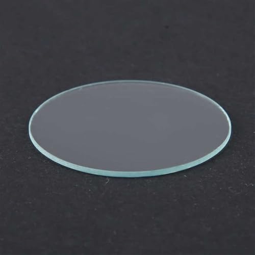 1 Stück runde, flache Linse aus gehärtetem Glas, 35–75 mm | Klare optische Linse for Spiegel | 1 mm Dicke | Hohe Lichtdurchlässigkeit(35MM*10MM) von PYSyansu