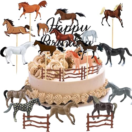 23 Stück Pferd Tortendeko,Pferd Cake Topper,Pferd Kinder Kuchen Deko Geburtstag,Pferd Cake Birthday Party Decoration,Realistische Kunststoff Pferde,Zaun für Pferde,Geeignet für Kindergeburtstage 23 Stück Pferd Tortendeko,Pferd Cake Topper,Pferd Kinder Kuchen Deko Geburtstag,Pferd Cake Birthday Party Decoration,Realistische Kunststoff Pferde,Zaun für Pferde,Geeignet für Kindergeburtstage von PYTRARTY