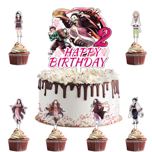 7 Stück Demon Tortendeko,Demon Cake Topper 2 Jahre,Demon Kinder Kuchen Deko Geburtstag,Demon Cake Birthday Party Decoration,Demon tortenaufleger,Geeignet für Kindergeburtstage 7 Stück Demon Tortendeko,Demon Cake Topper 2 Jahre,Demon Kinder Kuchen Deko Geburtstag,Demon Cake Birthday Party Decoration,Demon tortenaufleger,Geeignet für Kindergeburtstage von PYTRARTY