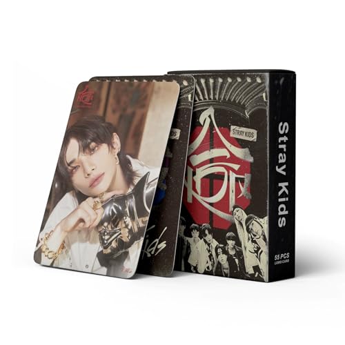 PYTRARTY 55 Stück Stray Kids Fotokarten,SKZ Kpop Photocards,SKZ Album Photocard,Stray Kids Karten,Collectible Card,EIN Kartengeschenk für Fans PYTRARTY 55 Stück Stray Kids Fotokarten,SKZ Kpop Photocards,SKZ Album Photocard,Stray Kids Karten,Collectible Card,EIN Kartengeschenk für Fans von PYTRARTY
