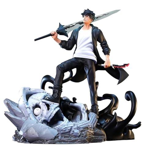 PYTRARTY Sung Jin Woo Figur,Sung Jin Woo Anime Figuren,20cm PVC Anime Statuen,EIN Geschenk für Fans,Dekorationen für die Tischplatte PYTRARTY Sung Jin Woo Figur,Sung Jin Woo Anime Figuren,20cm PVC Anime Statuen,EIN Geschenk für Fans,Dekorationen für die Tischplatte von PYTRARTY