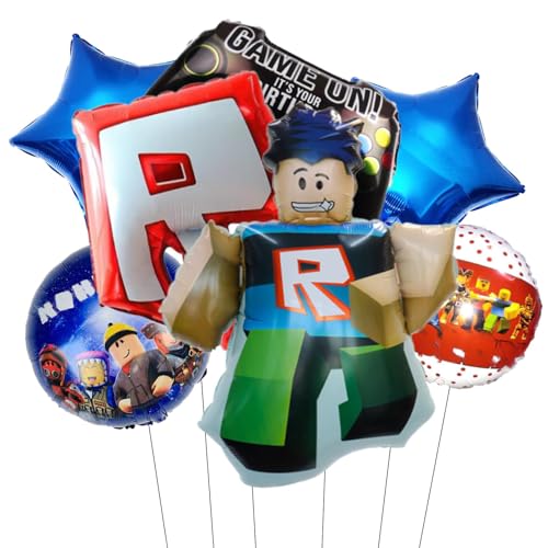 Roblox Luftballon Geburtstagsdeko，Roblox Geburtstag Deko，Roblox Luftballon，Roblox Party Dekoration，Kindergeburtstag Party Luftballon Set von PYTRARTY