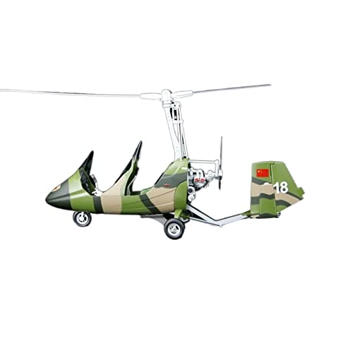 PYWCOM Modellflugzeug-Bausätze 1/16 Camouflage Aussehen Flugzeug Drehflügler Legierung Druckguss Lufterdrutsch Für Hubschraubermodell von PYWCOM