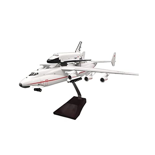 PYWCOM Modellflugzeug-Bausätze 1 200 Für Antonov AN-225 AN225 Mriya Space Shuttle Blizzard Transporter Resin Toy Collection von PYWCOM