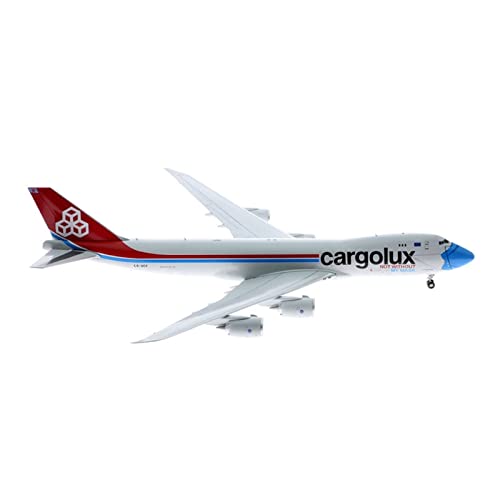 PYWCOM Modellflugzeug-Bausätze 1 200 Für B747-8F LX-VCF Modell Cargolux XX20079C Aviation Aircraft Model Collection von PYWCOM