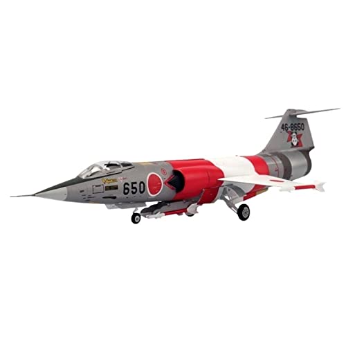PYWCOM Modellflugzeug-Bausätze 1 72 Legiertes Flugzeugmodell Japan Airlines F-104j Interstellarer Überschalljet Für Die Jagdflugzeugsammlung von PYWCOM