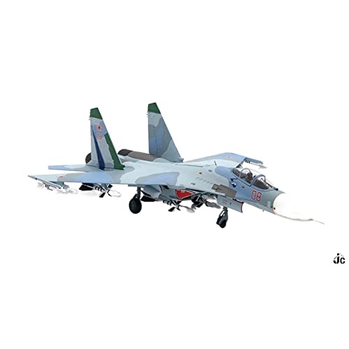 PYWCOM Modellflugzeug-Bausätze 1 72 Su-27 Für Kampfmodellspielzeug Russische Luftwaffensimulation Flankenreplik Flugzeugmodell (No Stand) von PYWCOM