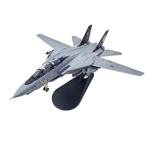 PYWCOM Modellflugzeug-Bausätze 1: 100 Passend Für F-14D Diecast Alloy Aircraft Model Collection Variabler Flügelmodus Austauschbar von PYWCOM