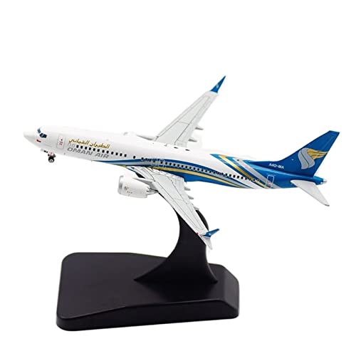 PYWCOM Modellflugzeug-Bausätze 1: 400 Passend Für B737-8 Alloy Metal Die Cast Simulation Passenger Aircraft Model Desktop Decoration Gift von PYWCOM