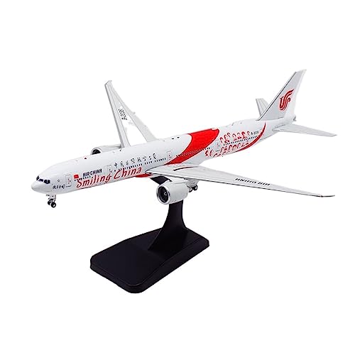 PYWCOM Modellflugzeug-Bausätze 1: 400 Passend Für B777-300ER Metalldruckguss Simulation Legierung Passagierflugzeug Modell Desktop Dekoration Geschenk von PYWCOM