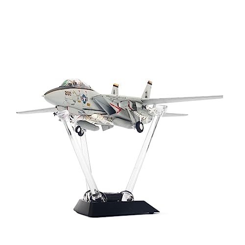PYWCOM Modellflugzeug-Bausätze 1: 72 Für F14A Fighter Druckguss-Metalllegierung Simulation Flugzeugmodell Desktop-Dekoration Geschenk Für Erwachsene von PYWCOM