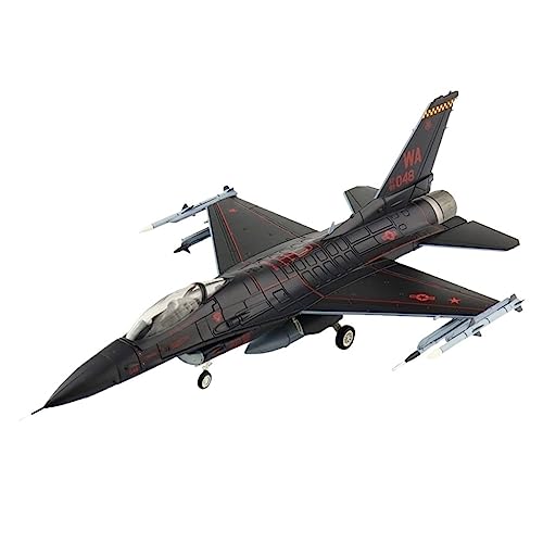 PYWCOM Modellflugzeug-Bausätze 1: 72 Für F16 Fighter Metalldruckgusslegierung Simulation Flugzeugmodell Fertige Ornamente Geschenke Für Erwachsene von PYWCOM