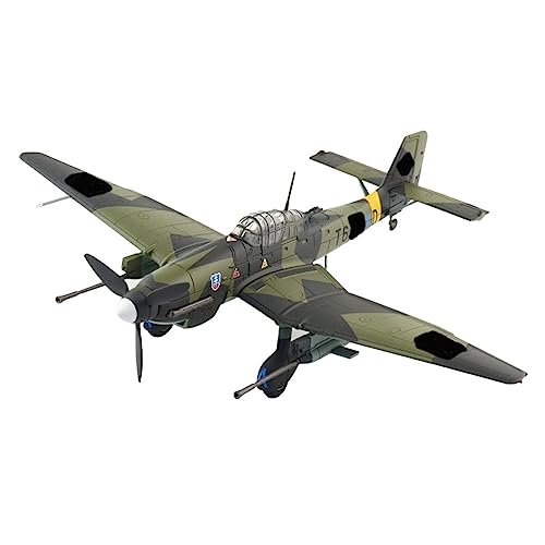 PYWCOM Modellflugzeug-Bausätze 1: 72 Passend Für Ju87G-1 Fighter Druckgusslegierung Militärmodell Dekoration Air Force Geschenkkollektion von PYWCOM