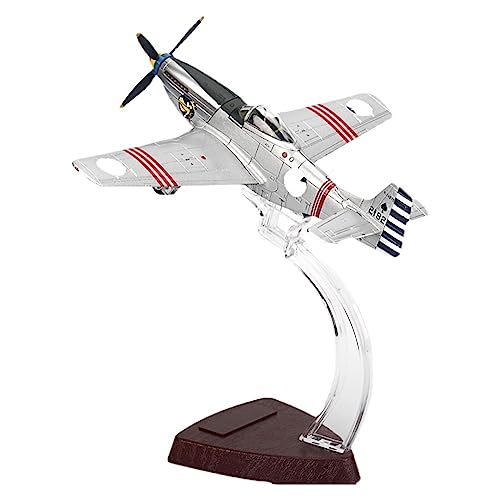 PYWCOM Modellflugzeug-Bausätze 1: 72 Passend Für P51D Mustang Static Alloy Metal Die Cast Simulation Aircraft Model Adult Desktop Dekorationen von PYWCOM