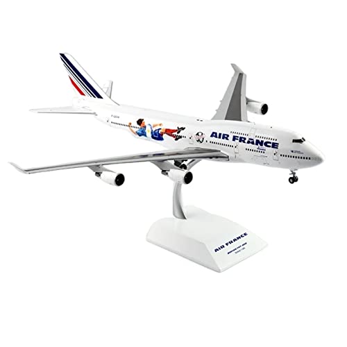 PYWCOM Modellflugzeug-Bausätze Air France Im Maßstab 1 200 Für B747-400 Airline-Modell Mit Basislegierungsflugzeug Als Sammelbares Souvenir PYWCOM Modellflugzeug-Bausätze Air France Im Maßstab 1 200 Für B747-400 Airline-Modell Mit Basislegierungsflugzeug Als Sammelbares Souvenir von PYWCOM