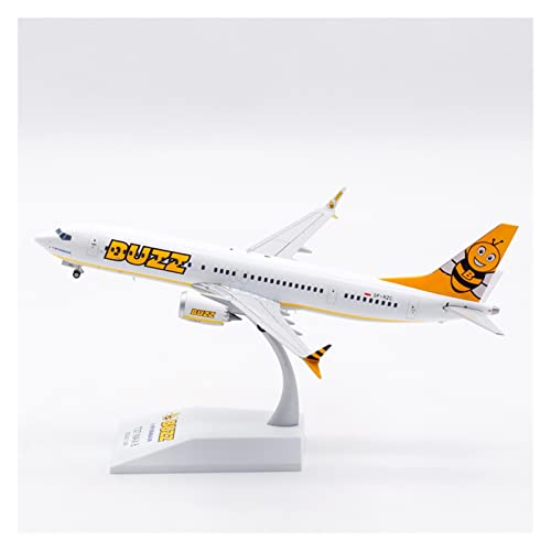 PYWCOM Modellflugzeug-Bausätze Flugzeugmodell Aus Aluminium Im Maßstab 1 200, Passend Für Buzz Aviation Boeing B737-8Max SP-RZC Ornament Geschenk von PYWCOM