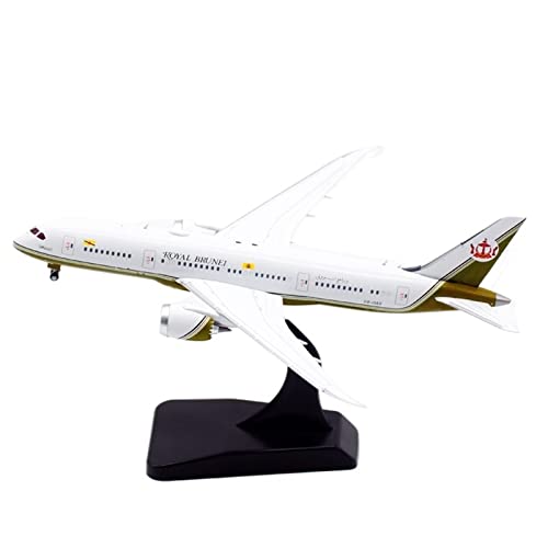 PYWCOM Modellflugzeug-Bausätze Flugzeugmodell Im Maßstab 1 400 Aus Legierung Von Royal Brunei Airlines Für Boeing B787-8 V8 Oas-Sammlungsgeschenk von PYWCOM