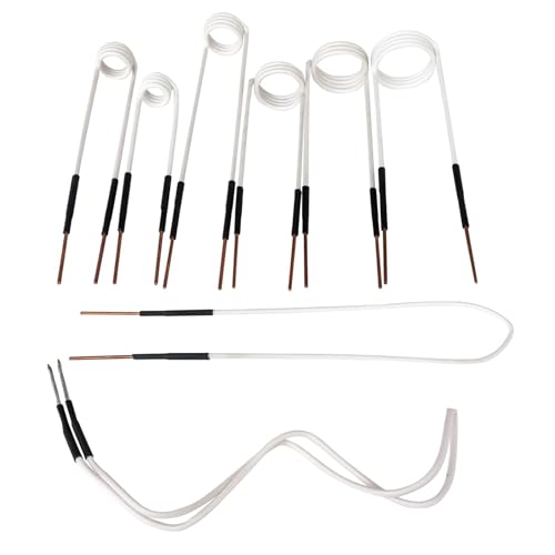 PYY Induktions-Heizspulen-Set, 20 mm, 30 mm, 40 mm, frei formende Größen, 8 Stück, isoliertes Induktionsheizwerkzeug zum Entfernen von rostigen Schrauben, Muttern, Schrauben für industrielle PYY Induktions-Heizspulen-Set, 20 mm, 30 mm, 40 mm, frei formende Größen, 8 Stück, isoliertes Induktionsheizwerkzeug zum Entfernen von rostigen Schrauben, Muttern, Schrauben für industrielle von PYY