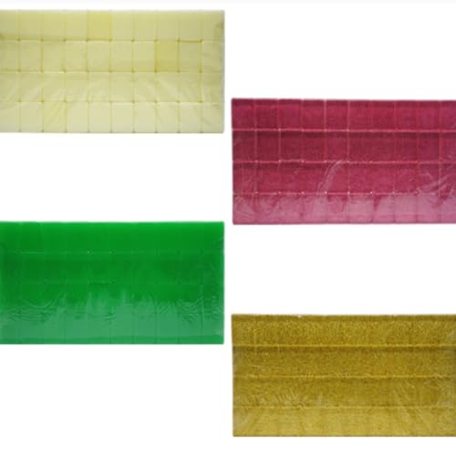 PZOFERLIN Chinesische Mahjong-Spielsteine Chinesisches Mahjong-Set, 144 23 mm große Spielsteine, mit Aufbewahrungsbox, beiges Melamin(Green) von PZOFERLIN