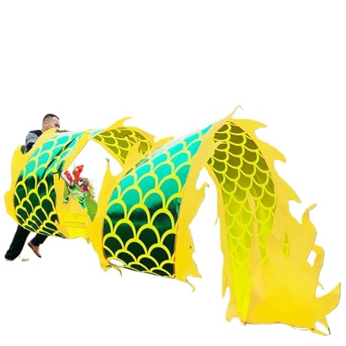 PZOFERLIN Drachen-Tanzbänder Dragon Poi Fitness-Streamer-Band mit Reisetasche, mehrere Längen 6m, 8m, 10m(6 M (20 Ft)) von PZOFERLIN