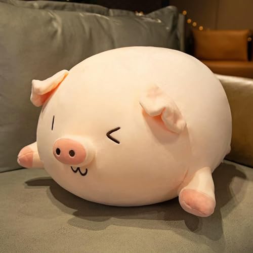 Karikatur niedliches Schweinchen Plüschtier Schweinchen Puppe Sofa Kissen Zimmer Dekoration Mädchen Geschenk Geburtstag 75cm 1 von PaMut