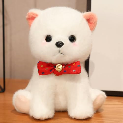Kawaii Haustier Shiba Inu niedliche Teddybär lockig Teddy Hund Puppe Kuscheltier Kuscheltier Mädchen Geschenk Geburtstag 23cm 4 von PaMut