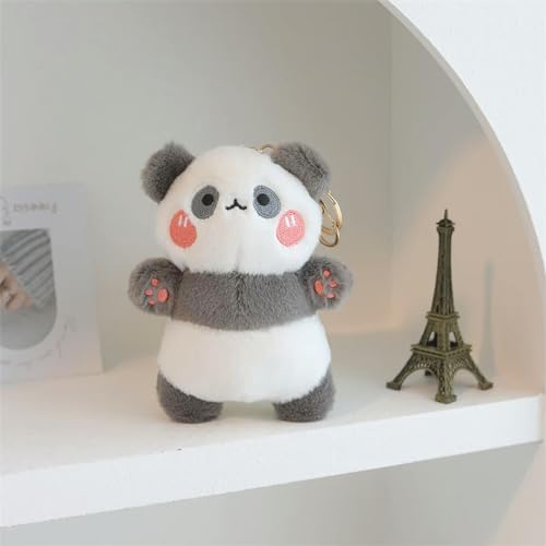 Niedlicher Anhänger Hund Panda Wolle Spielzeug Kuscheltier Welpen Dekoration niedliches Geschenk Geburtstag 13cm 15 von PaMut