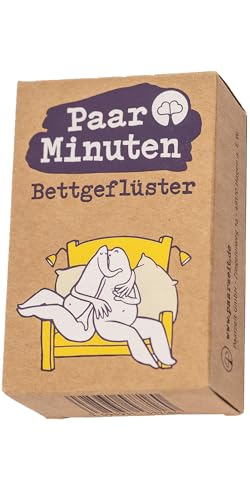 Geschenkidee für Valentinstag – PaarMinuten Bettgeflüster – 53 spielerische Gesprächsimpulse für Paare und Eltern, Fragespiel zu Intimität und Nähe für zweisame Paarmomente … (C) BETTGEFLÜSTER von Paarzeit