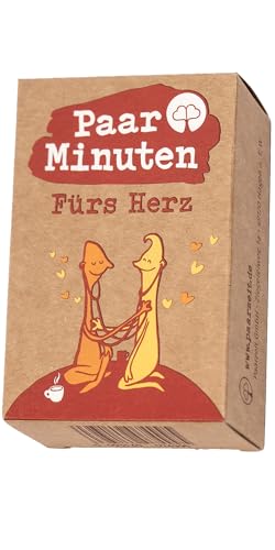 PaarMinuten: 53 spielerische Gesprächsimpulse für Paare - Liebevolle Paar Gesprächskarten/Fragespiel als Geschenk und Gesprächsstoff für gemeinsame Minuten … (B) Fürs Herz von Paarzeit