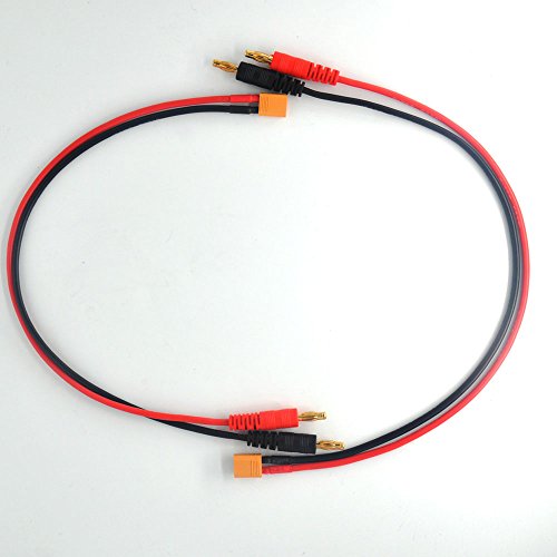 Padarsey XT30 auf 4,0 mm Bananenstecker, Balance-Ladekabel, Adapter, Anschlüsse für RC Hubschrauber, Quadcopter, XT30, Lipo Batterie, Ladekabel, 16 AWG (16 AWG, 30 cm), 2 Stück von Padarsey