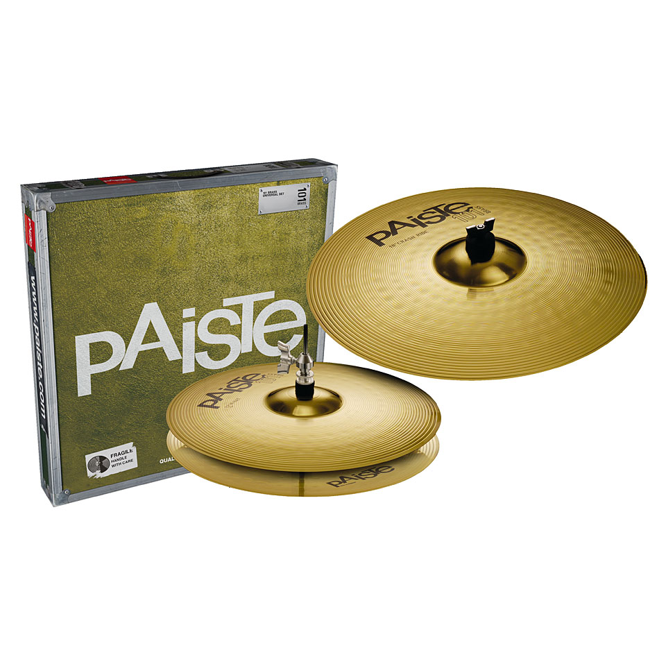 Paiste 101 Brass Essential 13/18 Becken-Set Becken-Set von Paiste