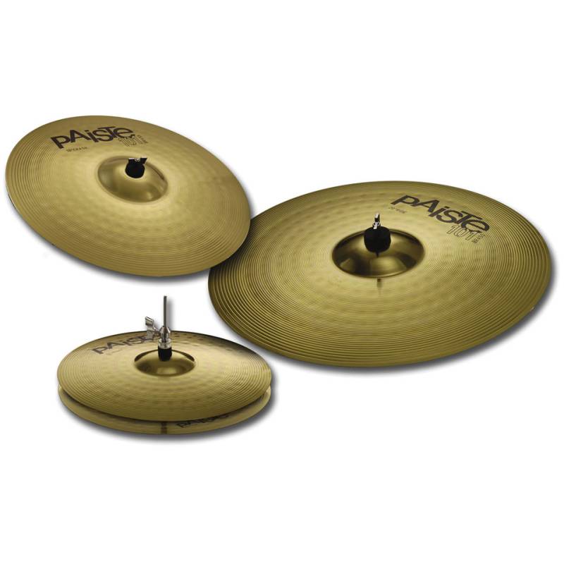 Paiste 101 Brass Universal Set 14HH/16C/20R Becken-Set von Paiste