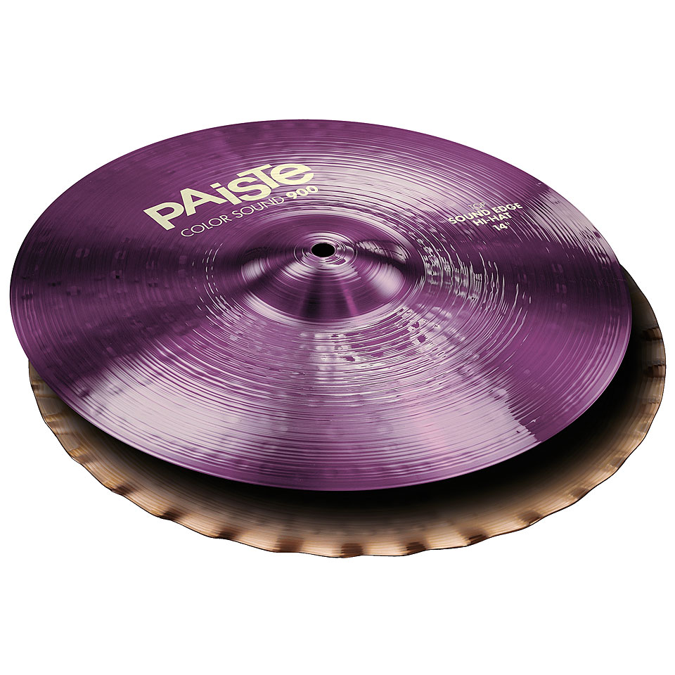Paiste Color Sound 900 Purple 14" Sound Edge HiHat Hi-Hat-Becken von Paiste