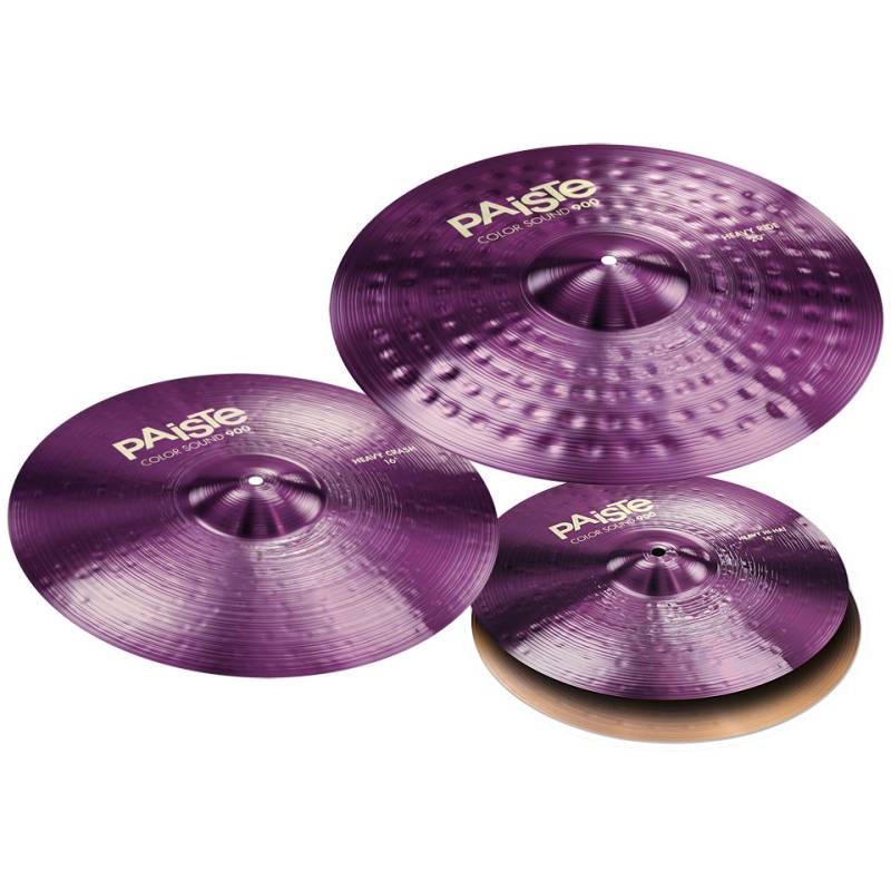 Paiste Color Sound 900 Purple Rock Set 14HH/16C/20R Becken-Set von Paiste