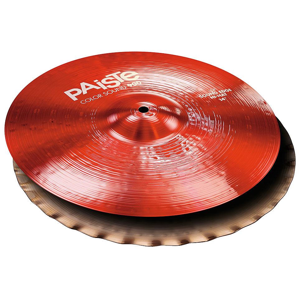 Paiste Color Sound 900 Red 14" Sound Edge HiHat Hi-Hat-Becken Paiste Color Sound 900 Red 14" Sound Edge HiHat Hi-Hat-Becken von Paiste