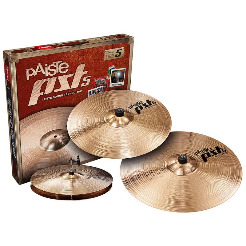 Paiste PST 5 Universal 14HH/16C/20R Cymbal Set Becken-Set von Paiste