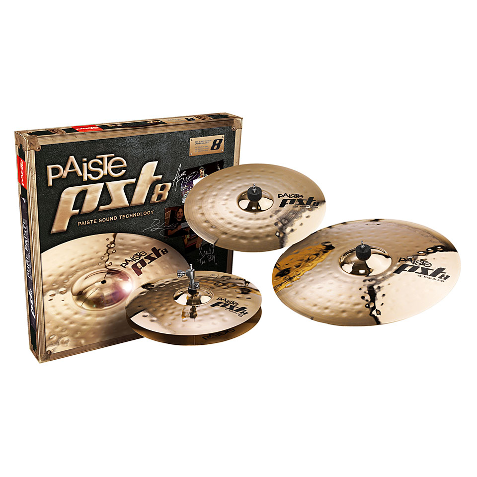 Paiste PST 8 Universal Set 14HH/16C/20R Becken-Set Paiste PST 8 Universal Set 14HH/16C/20R Becken-Set von Paiste