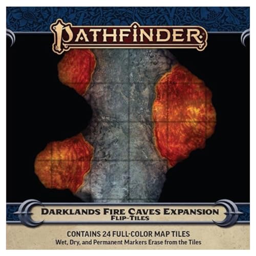 Pathfinder Flip-Tiles: Darklands Fire Caves Expansion von Paizo Inc.