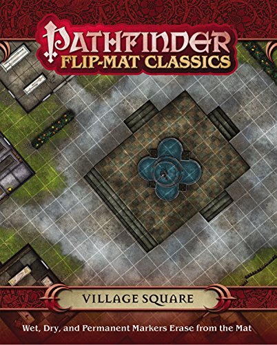 Paizo Publishing PZO31004 Flip-Mat Classics: Village Square Zubehör, Multi von Paizo Publishing