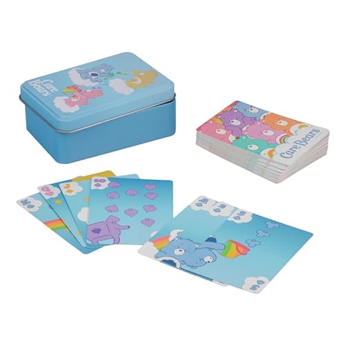 Paladone Glücksbärchis-Spielkarten für Poker, Rommé, Go Fish, Kartenspiele, offiziell Lizenziertes Spielzubehör und Sammlergeschenk in Metalldose von Paladone