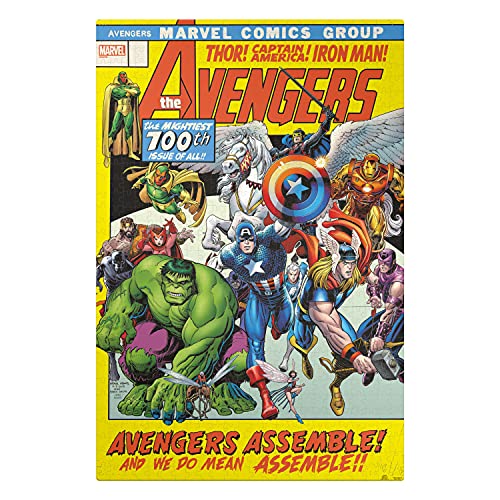 Paladone Marvel Comics 750-teiliges Puzzle | Offiziell lizenzierte Superhelden-Waren, PP8014MC, Mehrfarbig von Paladone