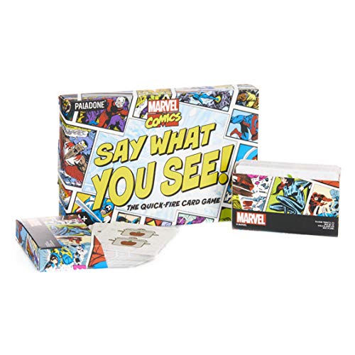 Paladone Sagen Sie, was Sie sehen Kartenspiel, offiziell lizenzierte Disney Marvel Comics Merchandise Paladone Sagen Sie, was Sie sehen Kartenspiel, offiziell lizenzierte Disney Marvel Comics Merchandise von Marvel