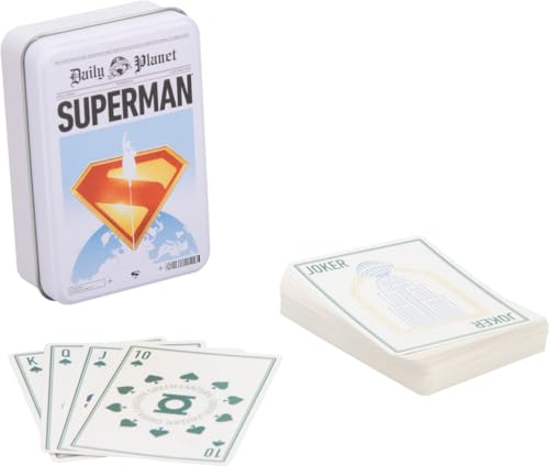 Paladone Superman-Spielkarten in einer Dose von Paladone