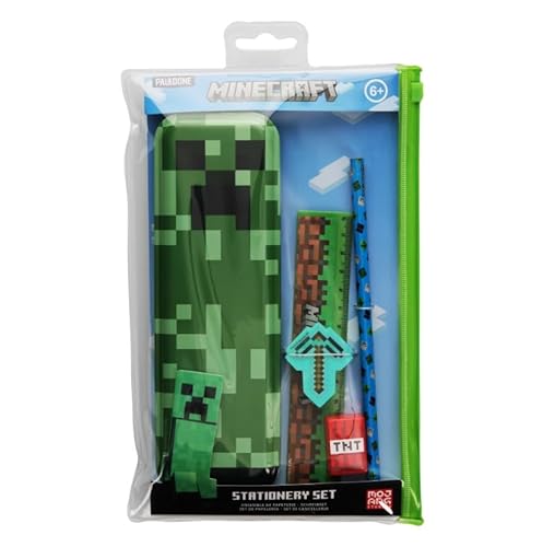 Schreibwaren Set Minecraft Creeper von Paladone