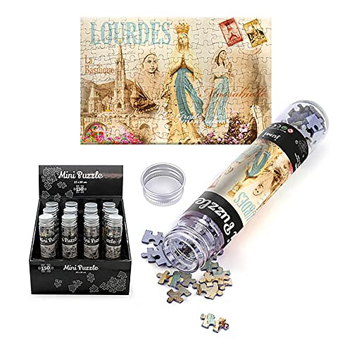 Palais du Rosaire Puzzle von Lourdes, 150 Teile, Haus und Dekoration, christlicher Kult aus Papier von Palais du Rosaire