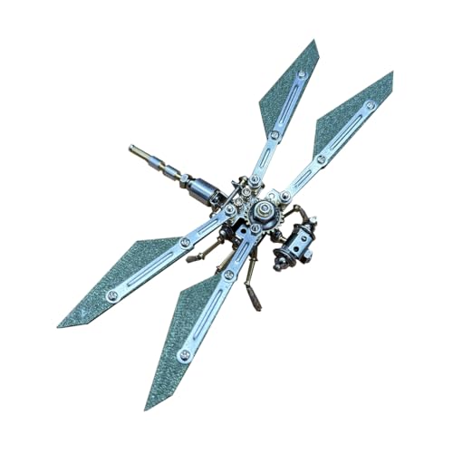 3D Metall Libelle Modellbausätze Puzzle für Erwachsene, Steampunk 3D DIY Metallmontage Insektenpuzzles, Kreativ für Erwachsene (126PCS) von Palapozzy