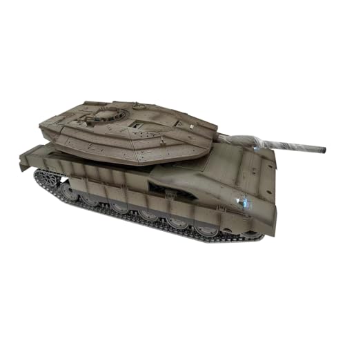 Palapozzy 1/16 RC Panzer für Erwachsene, 2,4 G Israel Merkava-IV Hauptkampfferngesteuertes Panzermodell mit Soundlicht und Infrarotkampf, RC Fahrzeugmodell für Militärbegeisterte Palapozzy 1/16 RC Panzer für Erwachsene, 2,4 G Israel Merkava-IV Hauptkampfferngesteuertes Panzermodell mit Soundlicht und Infrarotkampf, RC Fahrzeugmodell für Militärbegeisterte von Palapozzy